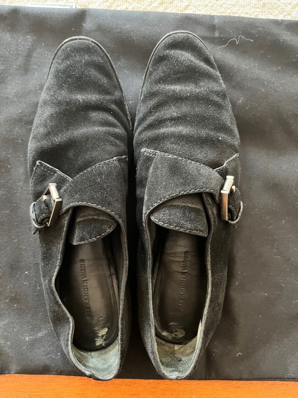 Alexander Wang Suede "Ruby" Oxford Loafers. Sz 38